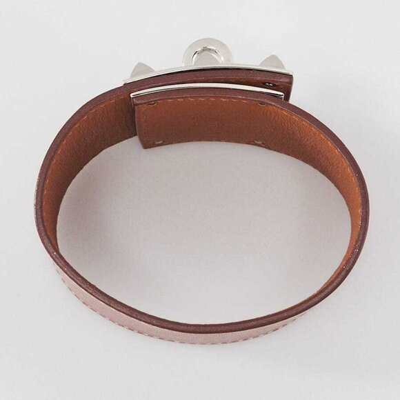 Hermes Fauve Swift Leather Palladium Plated Kelly Extreme Size L - Picture 4 of 8